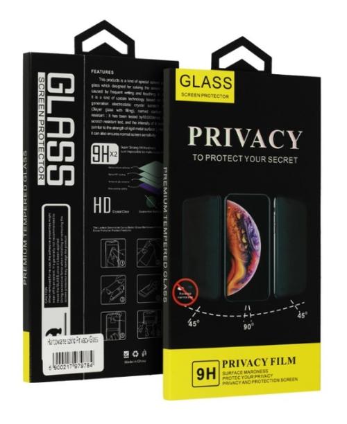 Folie de protectie Ecran Privacy OEM pentru Samsung Galaxy S23 S911, Sticla Securizata, Full Glue