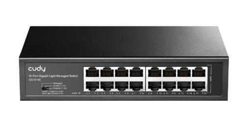 Switch Cudy GS1016E, 16 Porturi Full Gigabit, Ethernet cu WEB (light) management