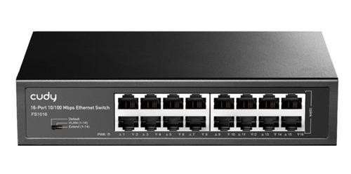 Switch CUDY FS1016, 16 porturi