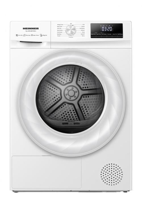Uscator de rufe HEINNER HHPD-HMY70FD++, 7 kg, Clasa D, 15 programe, Display Digital, Suport incaltaminte (Alb)
