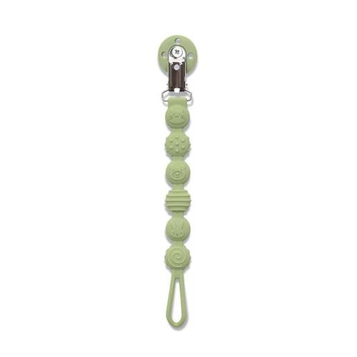 Lant din silicon pentru suzeta Lorelli Fresh Green, 0 luni+