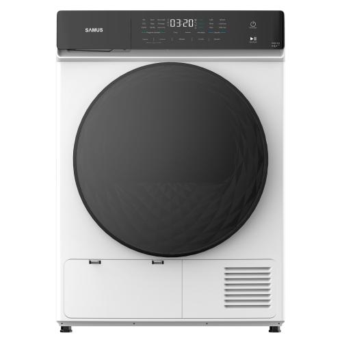 Uscator de rufe cu pompa de caldura Samus SWDP-918, 9 kg, 18 programe, Clasa E (Alb)