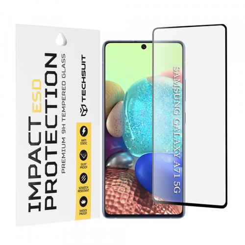 Folie de protectie Ecran Techsuit pentru Samsung Galaxy M51 M515 / A71 5G A716 / Note10 Lite N770 / A71 A715, Sticla Securizata, Full Glue
