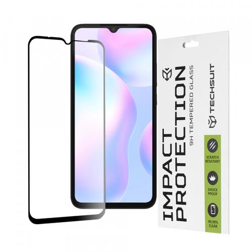 Folie de protectie Ecran Techsuit pentru Xiaomi Redmi A2+ / A2 / A1+ / A1 / 10A, Sticla Securizata, Full Glue, 111D