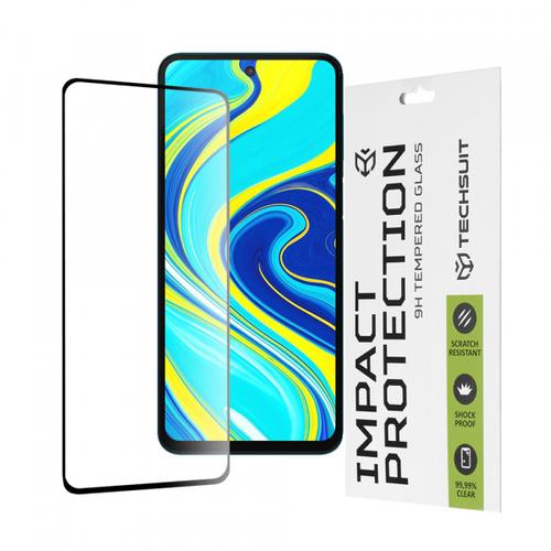 Folie de protectie Ecran Techsuit pentru Xiaomi Redmi Note 9S / Note 9 Pro / Note 9 Pro Max, Sticla Securizata, Full Glue, 111D