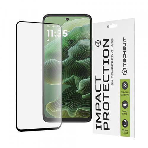 Folie de protectie Ecran Techsuit pentru Motorola Moto G56 / G35, Sticla Securizata, Full Glue, 111D