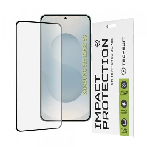 Folie de protectie Ecran Techsuit pentru Samsung Galaxy S25 Edge S937, Sticla Securizata, Full Glue, 111D