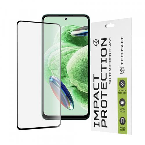 Folie de protectie Ecran Techsuit pentru Xiaomi Redmi Note 12 4G / Poco X5 / Note 12 5G, Sticla Securizata, Full Glue, 111D