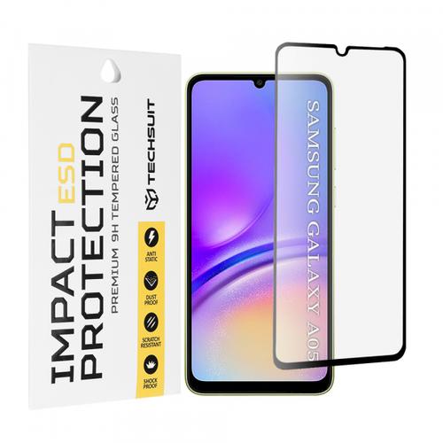 Folie de protectie Ecran Techsuit pentru Samsung Galaxy A05 A055, Sticla Securizata, Full Glue