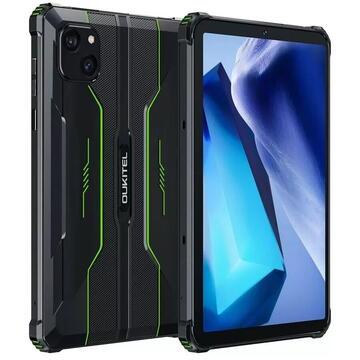 Tableta Oukitel RT3 PRO, Procesor MediaTek G81 Octa-Core, Ecran HD 8inch, 4GB RAM, 128GB Flash, 16MP + 8MP, 5150mAh, Wi-Fi, Bluetooth, 4G, Dual SIM, Android, Fara incarcator (Verde)