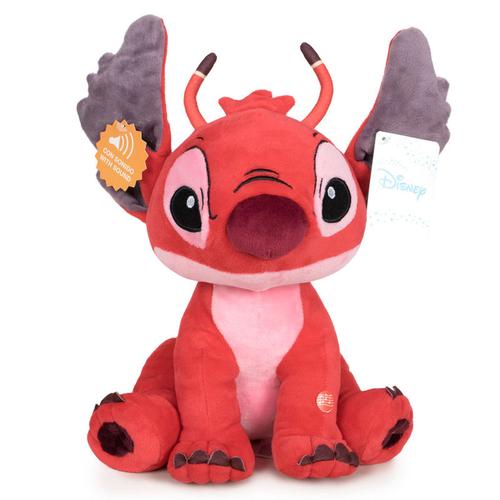 Jucarie de plus cu sunet Disney Stitch - Leroy, multicolor, inaltime 30 cm
