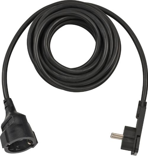 Prelungitor cu cap plat Brennenstuhl 1168980050, 1 priza, 5 m (Negru)