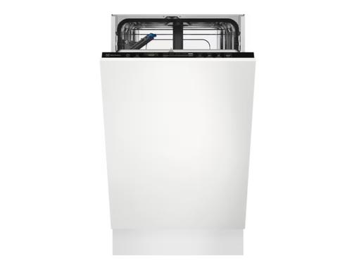 Masina de spalat vase incorporabila Electrolux Slim GlassCare EEG62300L, 9 seturi, 8 programe, Clasa D (Alb)