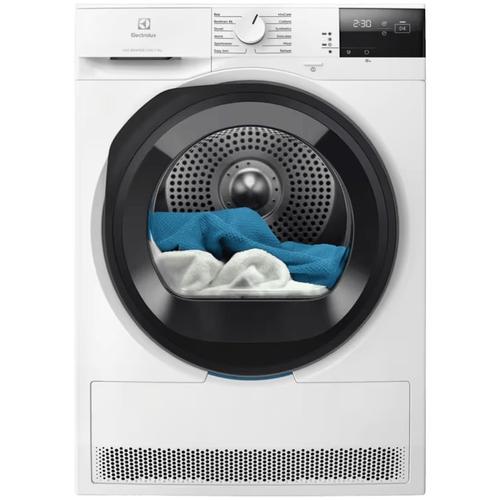 Uscator de rufe Electrolux EW6D295GE, Pompa de caldura, 9 kg, Clasa C, Sistem uscare GentleCare + Sensicare, Usa reversibila (Alb)