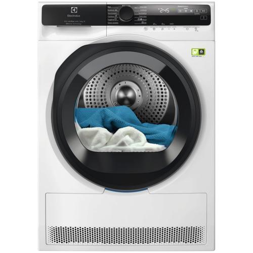 Uscator de rufe Electrolux PerfectCare800 EW8D585UCE, Pompa de caldura, 8 kg, Clasa B, Wi-Fi, Motor Inverter, Display TFT, UltraCare, DelicateCare, 3DSense+, SmartSelect (Alb)