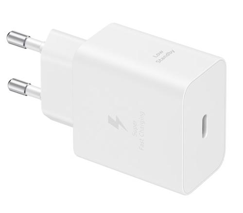 Incarcator retea Samsung Super Fast Charger EP-T4511NWEGEU (2025), 45W, port USB Type-C, fara cablu (Alb)