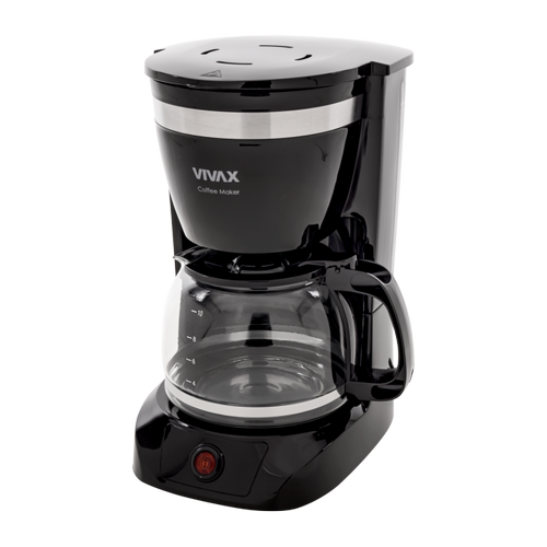 Aparat de cafea cu filtru VIVAX CM-08126F, capacitate 1.25 L, putere 800 W, Negru