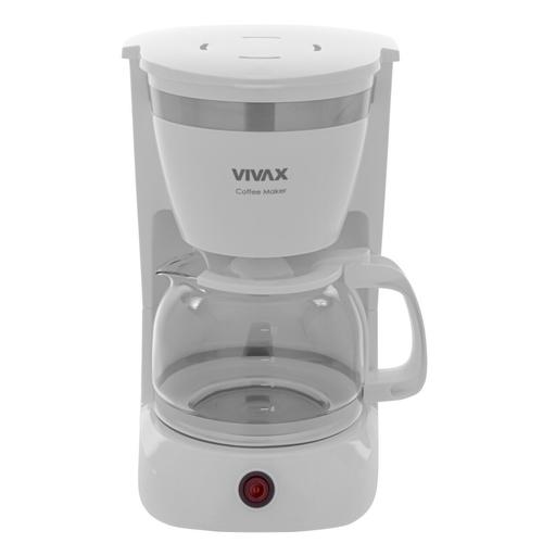 Cafetiera Vivax CM-08127W, 800W, 1.2 L, functie antipicurare, mentinere temperatura, filtru detasabil, Alb