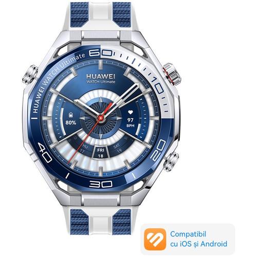 Smartwatch Huawei Watch Ultimate 2, Ecran Hybrid LTPO 1.5inch, Wi-Fi, Bluetooth, NFC, GPS, IP69 20 ATM (Albastru)