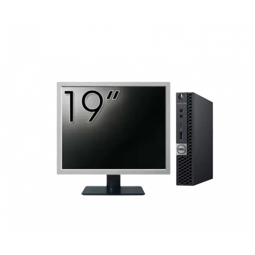 Calculator Sistem PC Refurbished Pachet Calculator refurbished DELL OptiPlex 5060 Mini PC, Intel Core i5-8500T 2.10-3.50GHz, 16GB DDR4, 512GB SSD + Monitor 19"