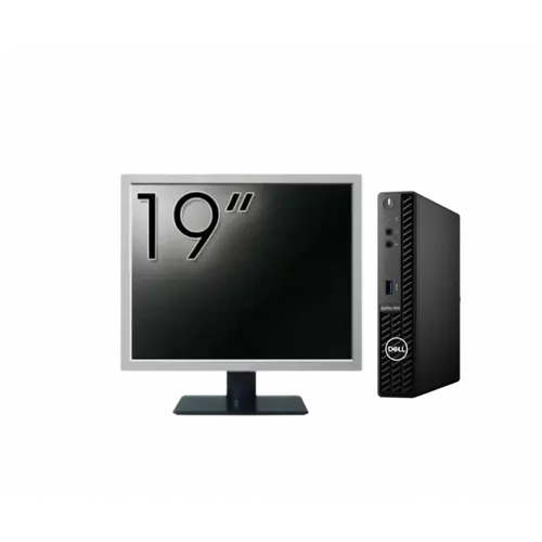 Calculator Sistem PC Refurbished Pachet Calculator refurbished DELL OptiPlex 3090 Mini PC, Intel Core i3-10105T 3.00 - 3.90GHz, 8GB DDR4, 256GB SSD + Monitor 19"