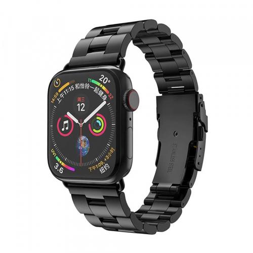 Curea Techsuit W036 pentru Apple Watch 42mm / 41mm / 40mm / 38mm Series, Negru