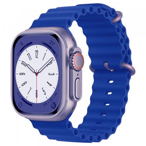 Curea Techsuit W038 pentru Apple Watch 42mm / 41mm / 40mm / 38mm Series, Albastru