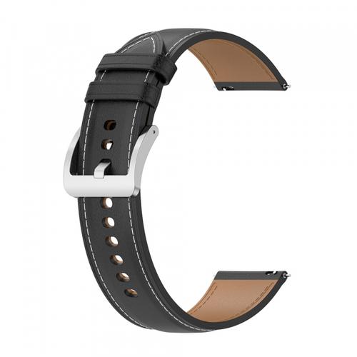 Curea Techsuit W048 pentru Samsung Galaxy Watch / Huawei Watch Series, 20mm, Negru