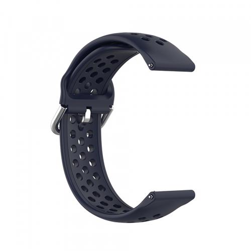 Curea Techsuit W004 pentru Samsung Galaxy Watch / Huawei Watch Series, 20mm, Albastru