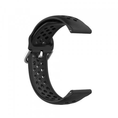 Curea Techsuit W004 pentru Samsung Galaxy Watch / Huawei Watch Series, 20mm, Negru