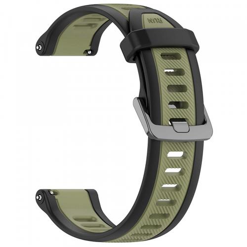 Curea Techsuit W053 pentru Samsung Galaxy Watch / Huawei Watch Series, 20mm, Kaki