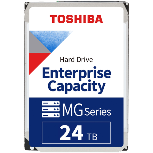 HDD Server TOSHIBA MG11, 24TB, MAMR 512e, HDEB034GEA51F, 3.5'', 1024MB, 7200RPM, SATA III 600