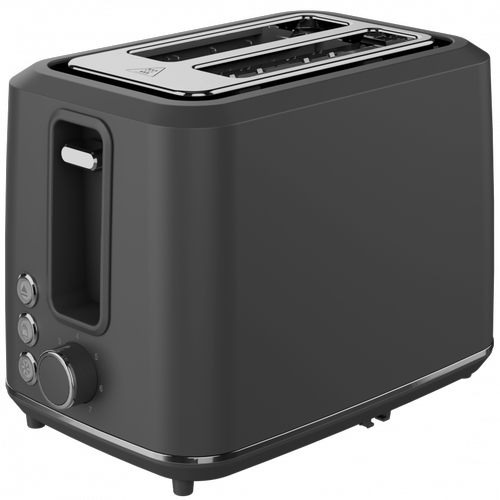 Prajitor de paine AENO ATS0001G, 1080 W, 2 felii, 3 moduri prajire, 7 trepte rumenire (Gri)