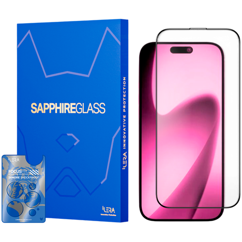 Folie protectie sticla iLera Sapphire Ultra Glass 2.0 pentru iPhone Air (Transparent)