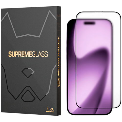 Folie Protectie Sticla iLera FrostedGlass 2.0 pentru iPhone Air (Transparent)