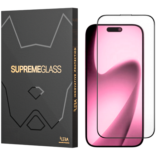 Folie Protectie Sticla iLera DeLuxe Original Glass 2.0 pentru iPhone 17 Pro (Transparent)