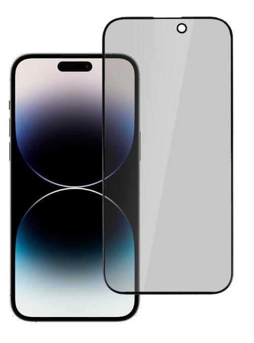 Folie de protectie Ecran Privacy OEM pentru Apple iPhone 16 Pro, Sticla Securizata, Full Glue