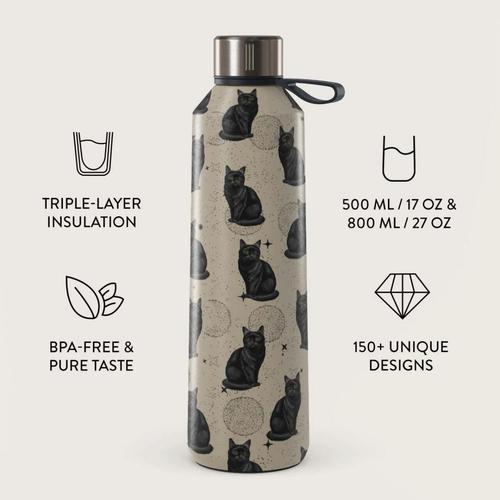 Sticla Termos Burga Salem, 500 ml, Inox