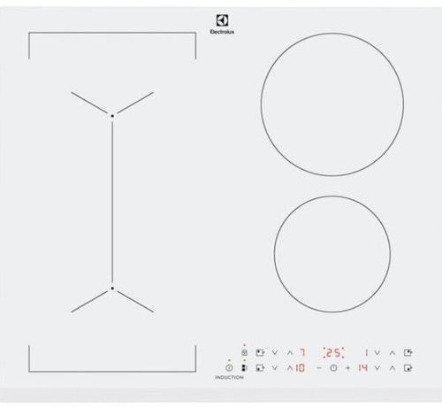 Plita incorporabila Electrolux LIV63431BW, Inductie, 4 zone de gatit, Touch control, 60 cm (Alb)