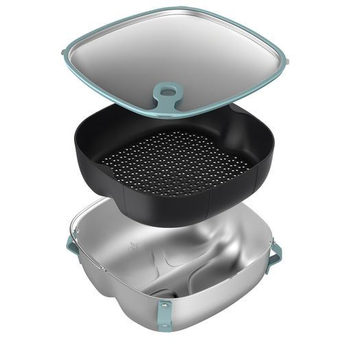 Set accesorii friteuze cu aer cald Philips HD9960/00 (Verde)