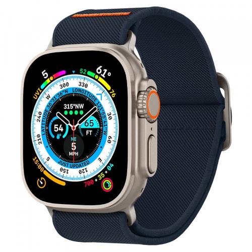 Curea Spigen Fit Lite Ultra pentru Apple Watch 49mm / 46mm / 45mm / 44mm / 42mm Series, Albastru