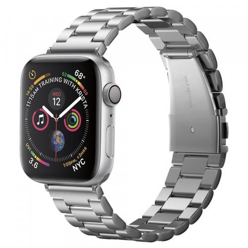 Curea Spigen Modern Fit pentru Apple Watch 49mm / 46mm / 45mm / 44mm / 42mm Series, Argintiu