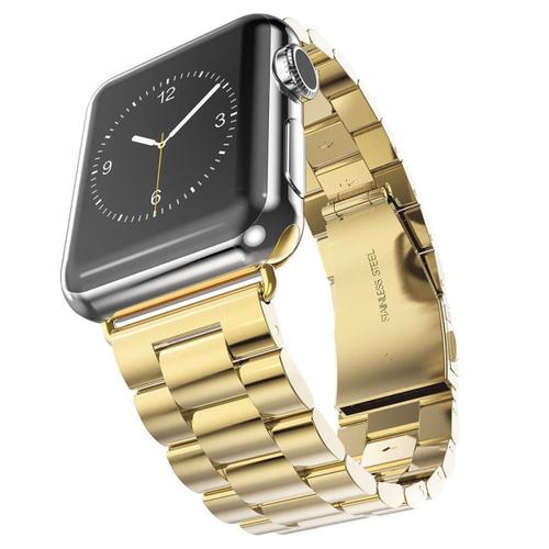 Curea Techsuit W036 pentru Apple Watch 49mm / 46mm / 45mm / 44mm / 42mm Series, Auriu