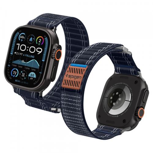 Curea Spigen WBF0 pentru Apple Watch 49mm / 46mm / 45mm / 44mm Series, Albastru
