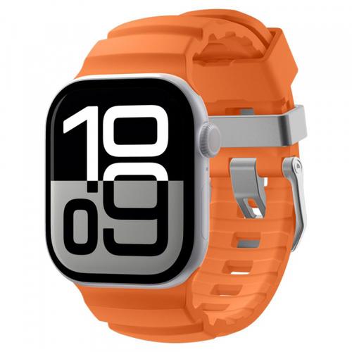 Curea Spigen WBS2 pentru Apple Watch 49mm / 46mm / 45mm / 44mm Series, Portocaliu