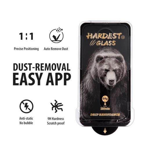 Folie Sticla Brave Bear Super Sapphire cu aplicator pentru Apple iPhone 16