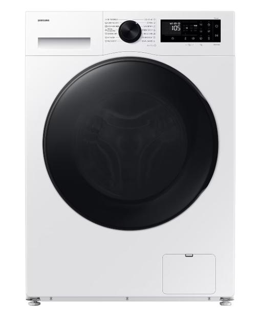 Masina de spalat rufe slim cu uscator Samsung WD90DG5G34BELE, Spalare 9 kg, Uscare 5 kg, 1400 rpm, Clasa A, AI Ecobubble, Super Speed 39, Space Max, Hygiene Steam, Digital Inverter Motor (Alb)
