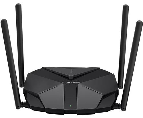 Router Wireless Mercusys MR85X, AX3000, Wi-Fi 6, Dual-Band, 1 port 2.5G, OFDMA, MU-MIMO (Negru)
