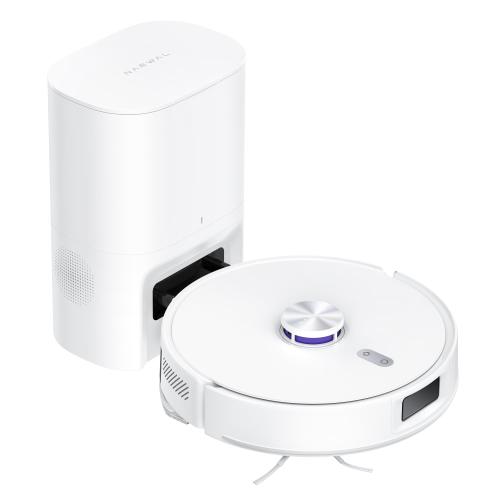 Aspirator robot Narwal Freo S, 8000 Pa,  Control aplicatie si vocal, Wi-Fi 2.4GHz, Navigare LDS, Autonomie 210 minute (Alb)