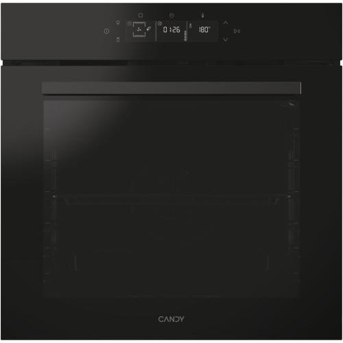 Cuptor incorporabil Candy CA6 N5G3YTB, Electric, 78 l, Autocuratare pirolitica, Gril, Electronic control, Clasa A++ (Negru)